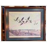 Framed Canadian Geese Print