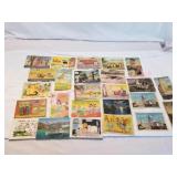 Vintage Pinup Girl Post Cards, Comic Post Cards