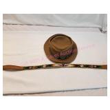 Native beaded belt  & Penny
