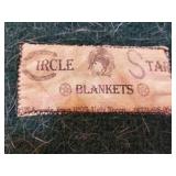 Rare Circle Star Blankets 100% Ugly Sheep
