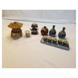 Miniature Pagodas, Sake Set, Mini Teapot Cup