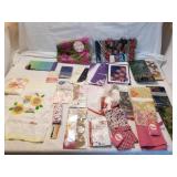 Variety of Japanese Handkerchiefs, Scarves, Bags