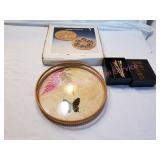 Bamboo Coaster Set, Japanese Skew Stick, Tray