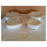 4 Pyrex Casserole Dishes