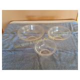 Glass Pyrex Nesting Bowls