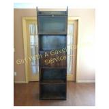 Tall Wood Bookcase / Display Case