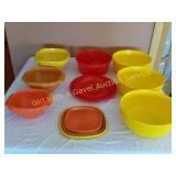 Tupperware Storage Containers, Mixing Bowls