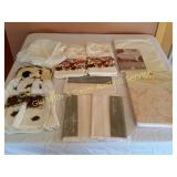 Tan & Ivory Kitchen Linens, Tablecloths