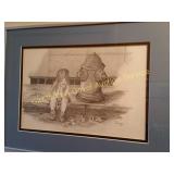 Don Wagner Art 1976 Pencil Sketching