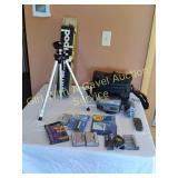 Hollywood Tripod, & Sony HandyCam Video Recorder