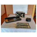 Oriental Serving Tray, Wall Brackets,