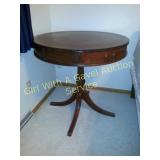 Antqiue Dobule Drawer Drum Table