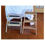 Metal & Wood Step Stools