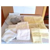 Yellow/White/Mint Green Towels