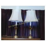2 Brass Lamps