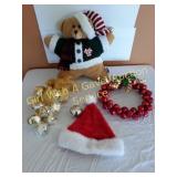 Xmas Bells, Bear & Santa Hat