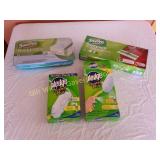 Swifer Sweeper, Wipes, & Pledge Duster Plus