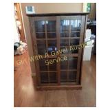 Sliding Door Book Shelf