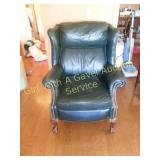Lane Leather Wing Back Recliner