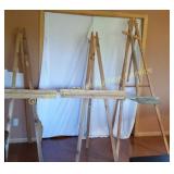 3 Artist Easels