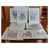 Misc Art by Don Wagner  Matted & wrapped