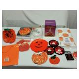 Halloween Table Cover/Napkins, & Decorations
