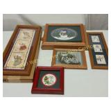 Xmas Wall Pictures, Snowmen, Angels