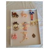 Vintage Bake-Lite Brooches