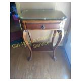 Antique Butler Claw Foot Telephone Table