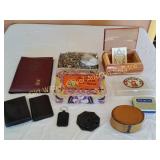 Vntg Choc. Box, Corina Cigar Box, Wood Box etc