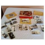 Vintage Candy Tin & Photos