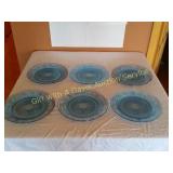Blue Depression Plates