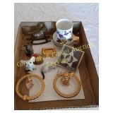 Miniature Collectibles, Brass Rocking Horse,