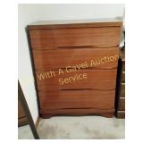 Mid Cent. Mod Harmony House 4 Drawer Dresser