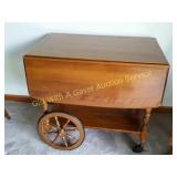 Ethan Allen Drop Leaf Tea Cart