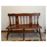 Entryway Spindle Bench