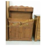 5 Drawer 2 Door Hutch