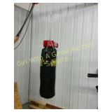 Everlast Punching Bag w/chain & Gloves