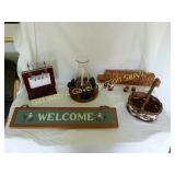 Country Decor & Birch Basket