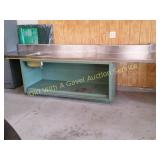 Metal Utility Table w/Stainless Top/Sink