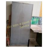 Two Door Metal Shelving Cabinet