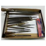 Variety of Files & Sharpening Stone