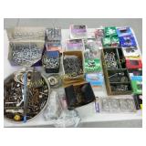 Large Variety of Nails, Nuts, Bolts, Staples, Etc