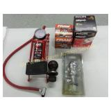 Foot Pump, Hitch Balls, Light, Etc