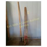 Curved Pitchfork & Post Hole Digger