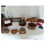 Country Decor & Birch Basket