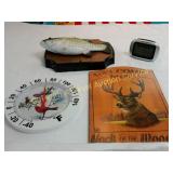 Deer Welcome Sign & Big Mouth Billy Bass