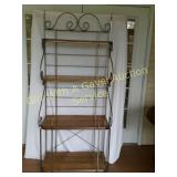 4 Tier Bakers Rack (Metal lose on one shelf)