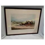 Antique Up Hill Springing