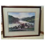 Robert Tuckwiller Framed Print "Covered Bridge"